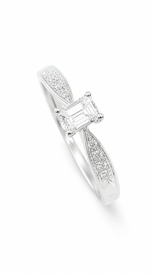 GIA 0.32 CT Diamond Ring-ZFO00025439