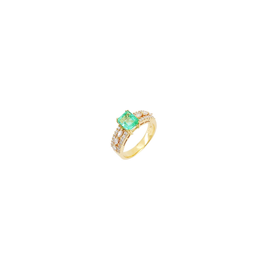 Green Sapphire Ring - BFO00001527