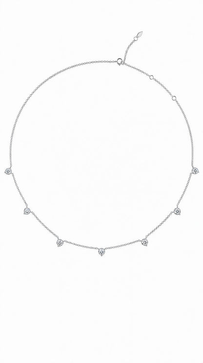 Gypsophila  Diamond Necklace-WK3971