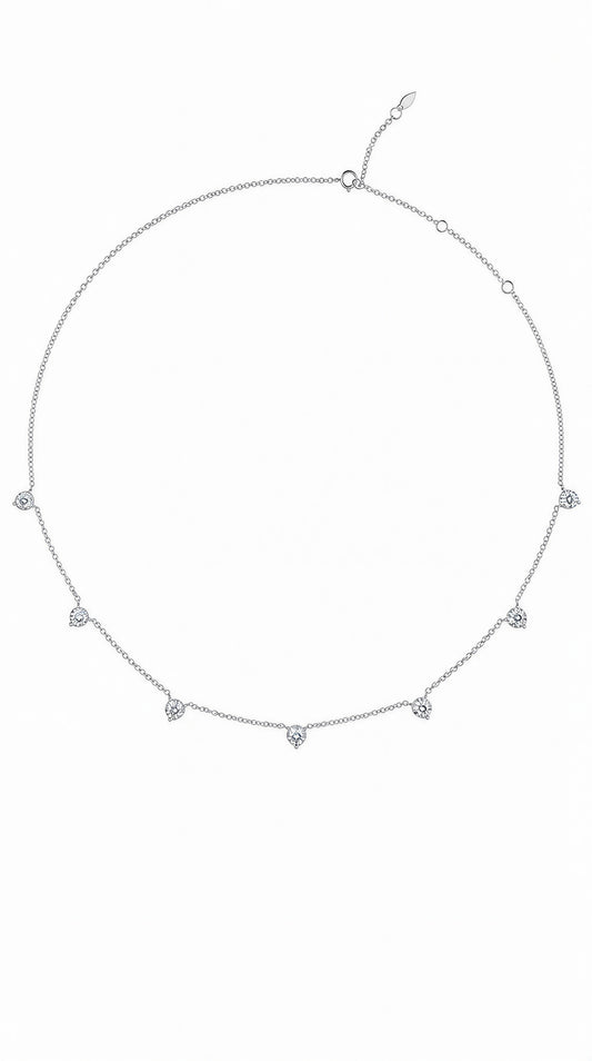 Gypsophila  Diamond Necklace-WK3971