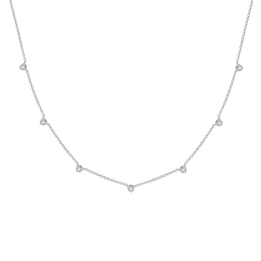 Gypsophila  Diamond Necklace-WK3971