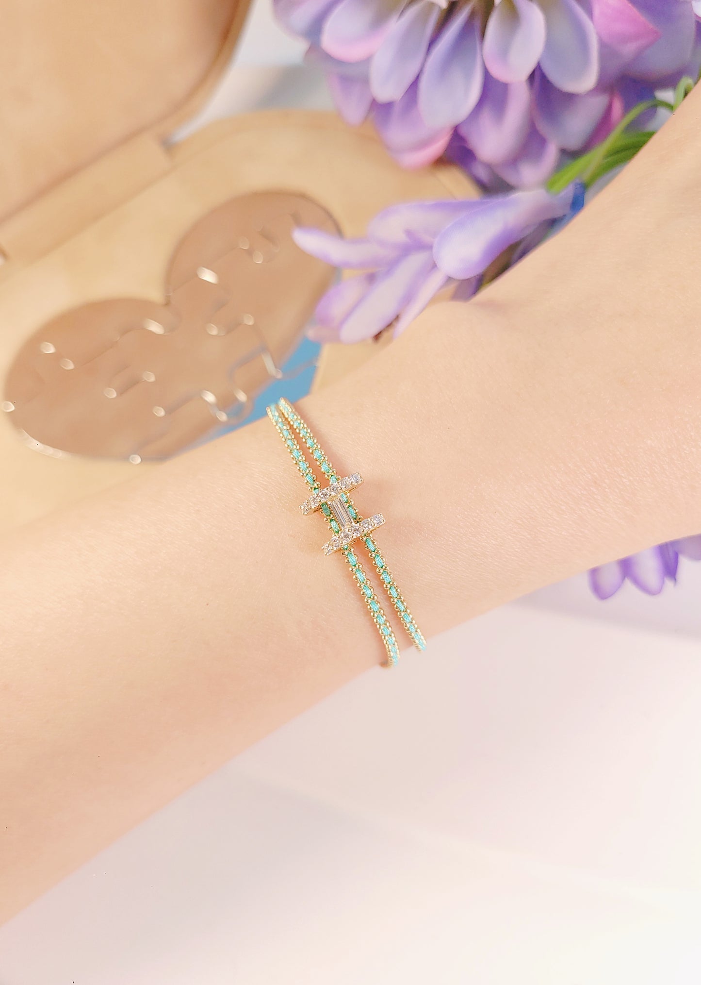 H Diamond Charm-WK4115