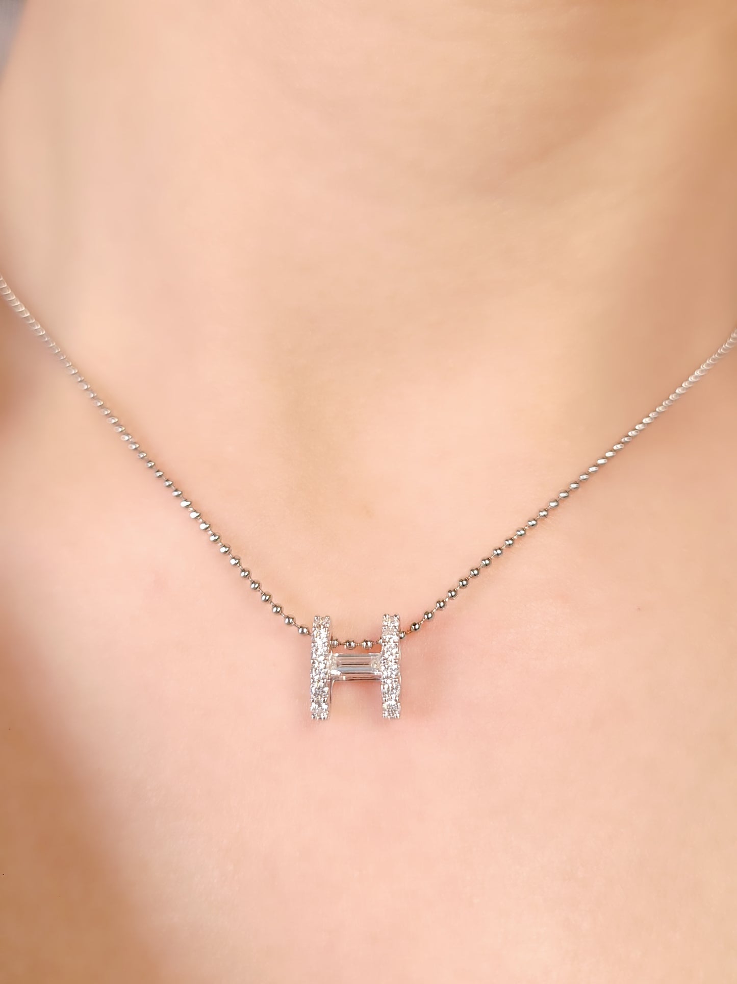 H Diamond Charm-WK4115