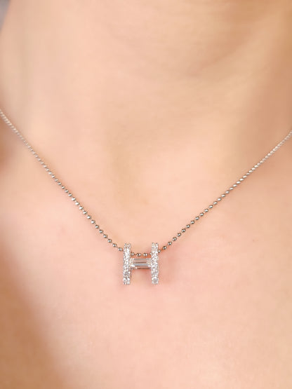H Diamond Charm-WK4115