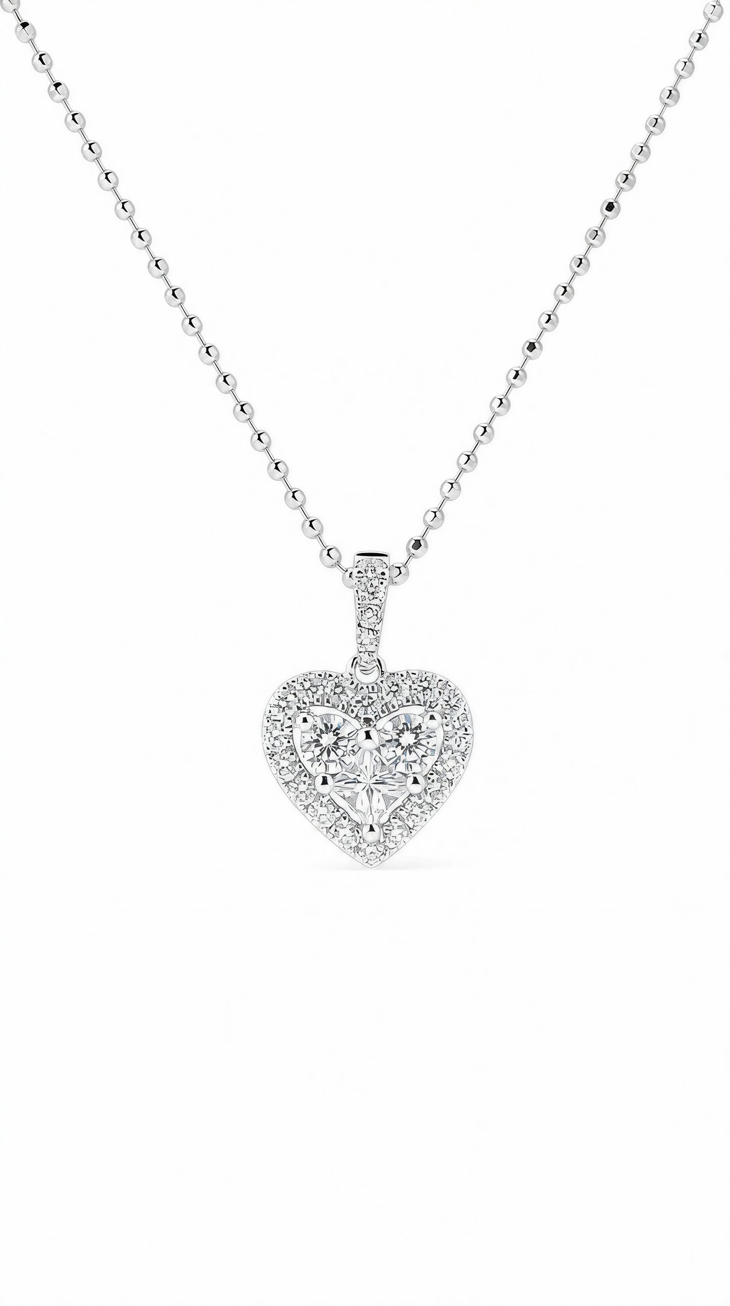 Heart Diamond Pendant-WK4056