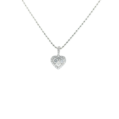 Heart Diamond Pendant-WK4056