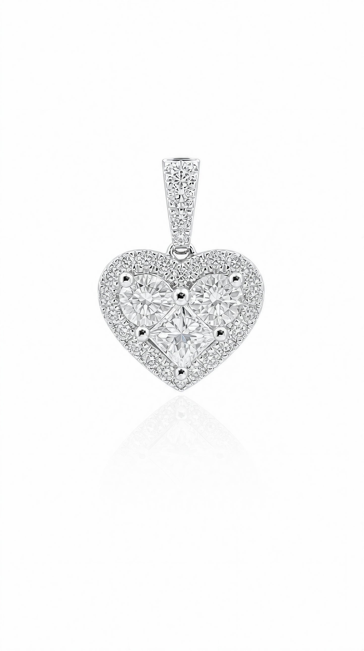 Heart Diamond Pendant-WK4241