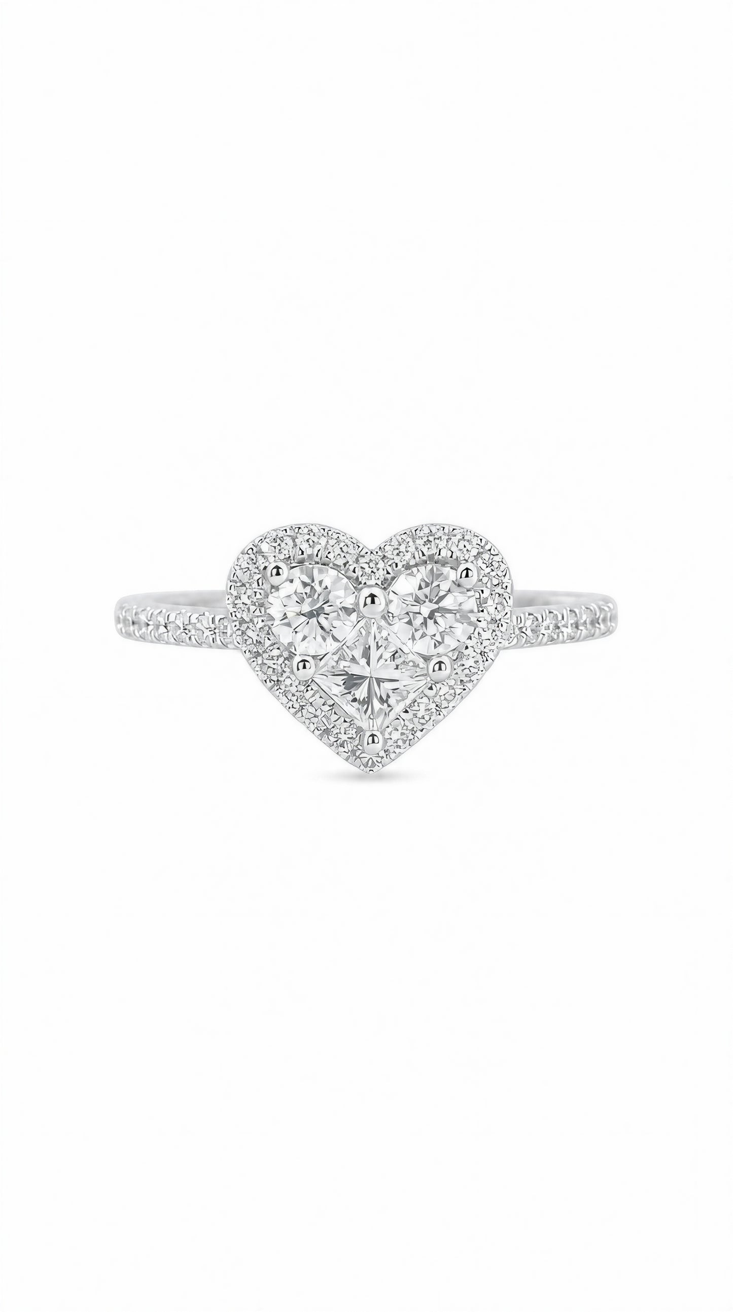 Heart Diamond Ring-WK4240