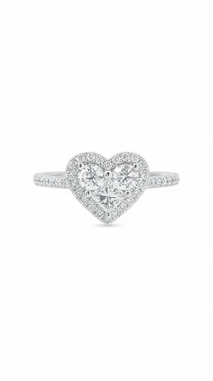 Heart Diamond Ring-WK4240