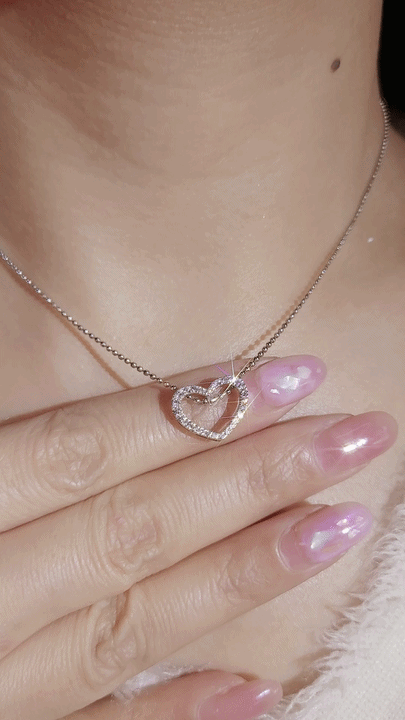 Heart Shape Diamond Pendant-WK4267@