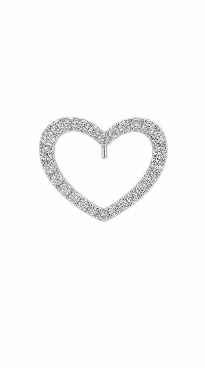 Heart Shape Diamond Pendant-WK4267@
