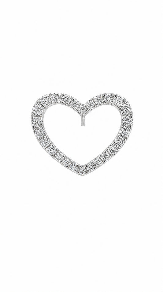 Heart Shape Diamond Pendant-WK4267@