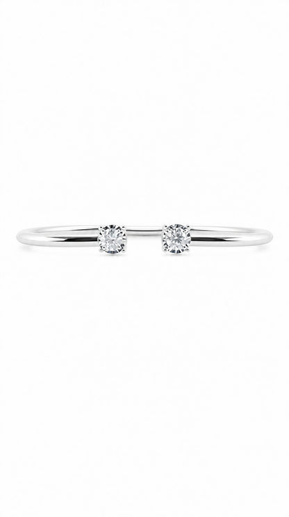 Hug Me Diamond Bangle-WK3918