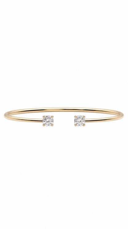 Hug Me Diamond Bangle-WK4128