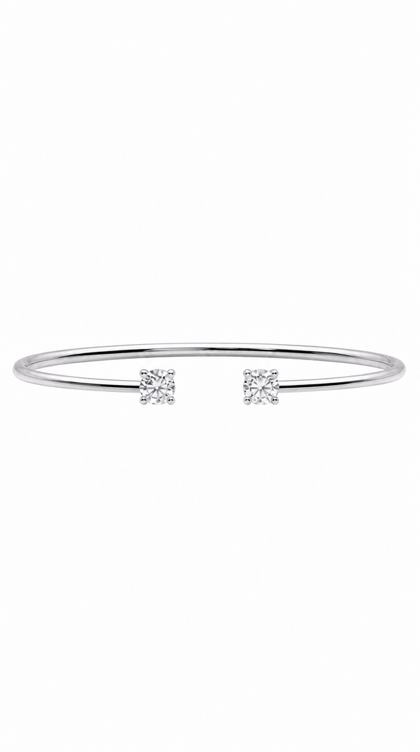 Hug Me Diamond Bangle-WK4128