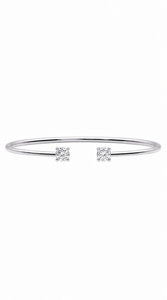 Hug Me Diamond Bangle-WK4128