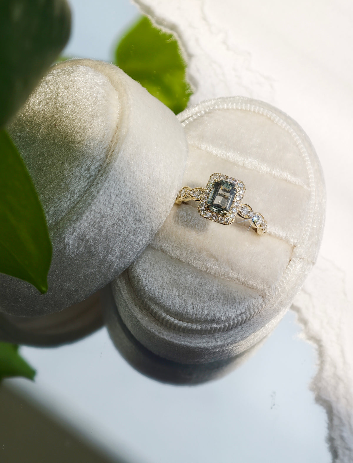 Purple Sapphire Diamond Ring-WK3460AE5