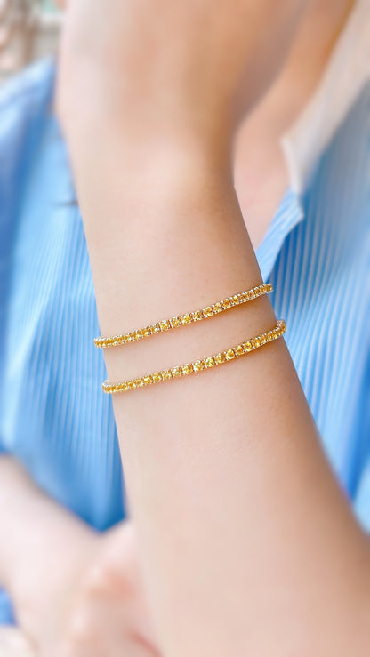 Yellow Sapphire Bracelet-WK3712