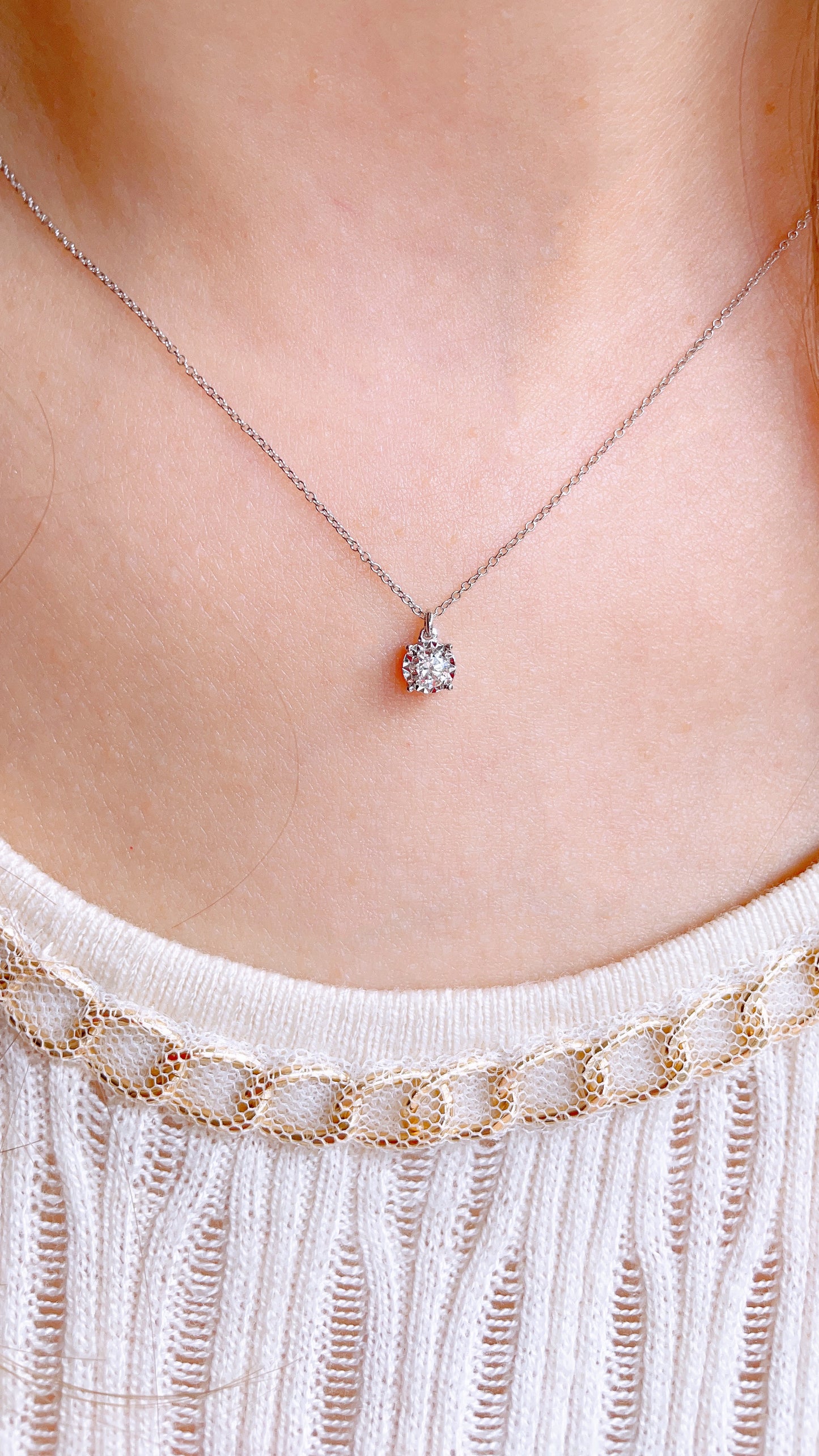 Diamond Necklace-WK3888