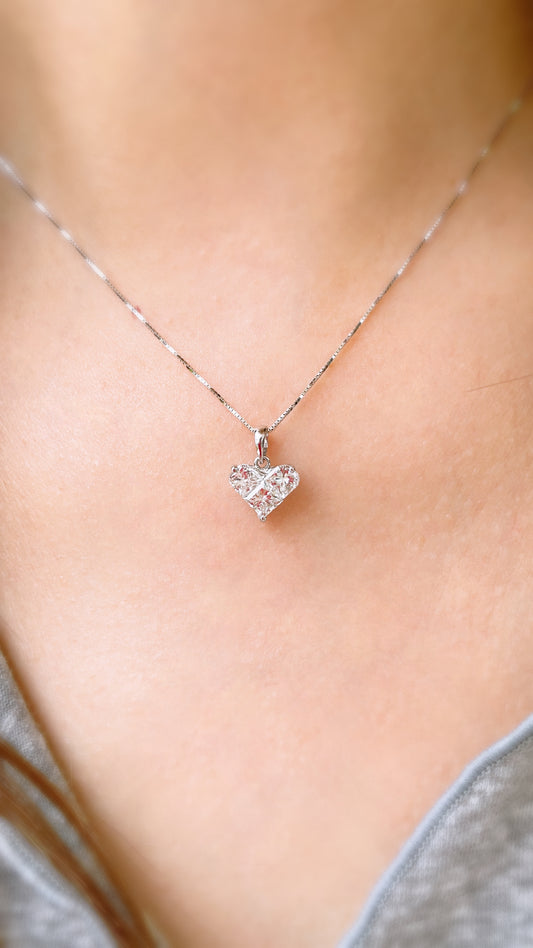 Diamond Heart Pendant-ZEO00006112