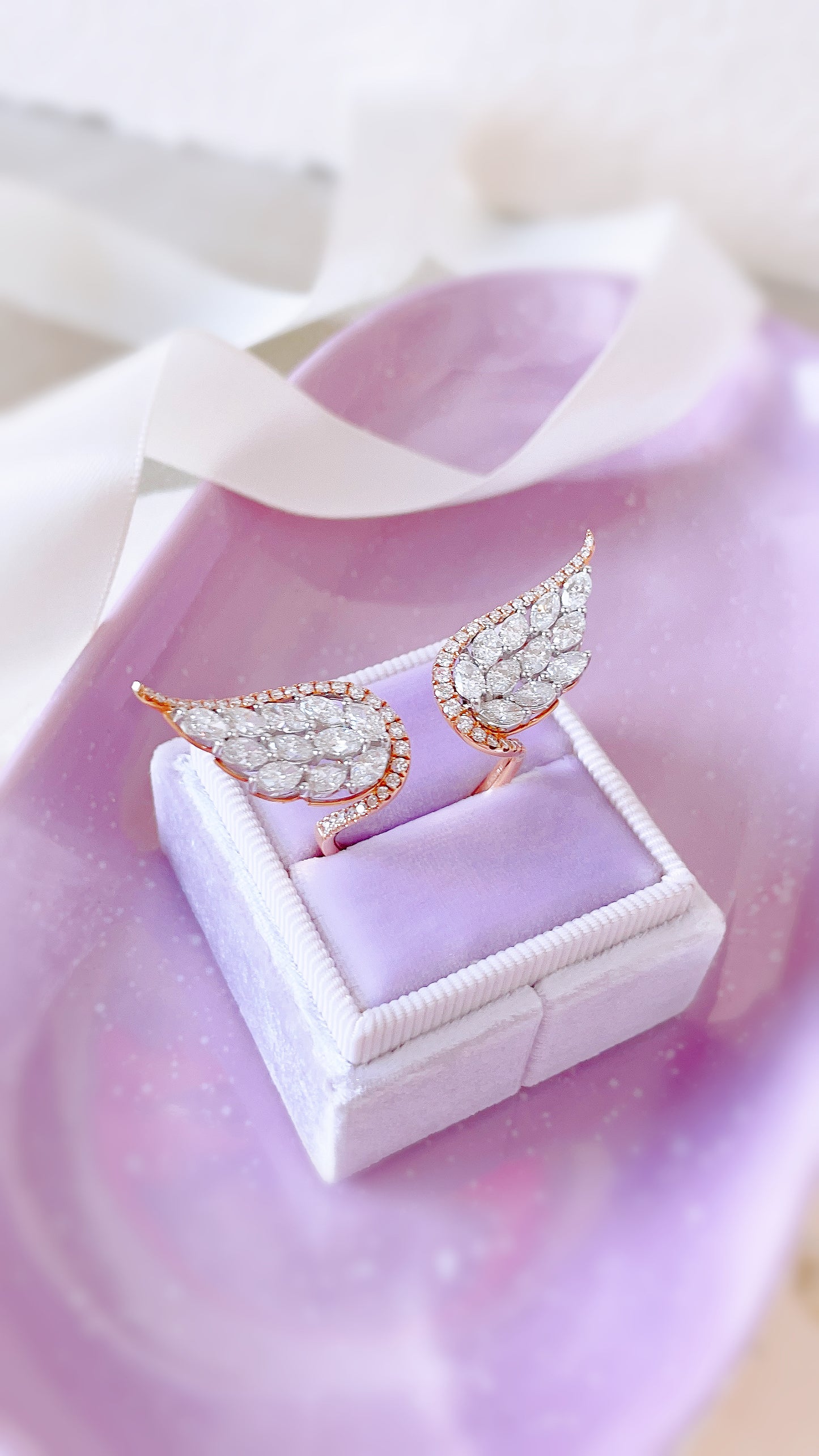 Spread Your Wings Diamond Ring-WK3391