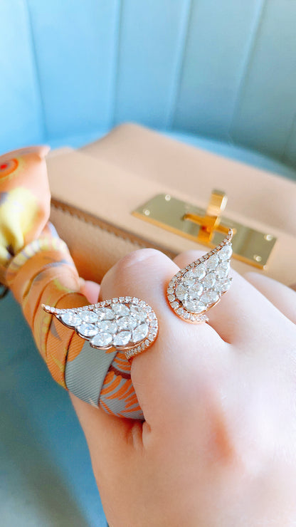 Spread Your Wings Diamond Ring-WK3391