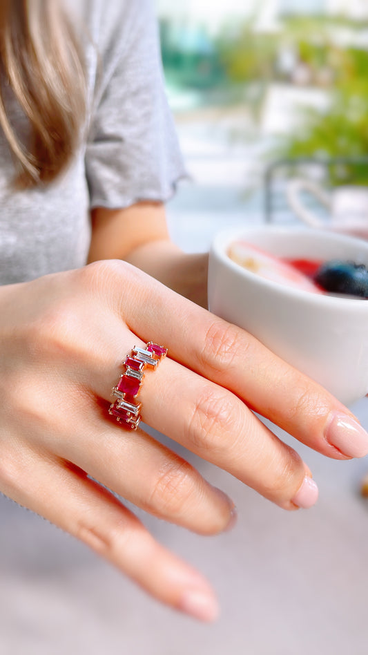 Ruby and Diamond Ring-WK3858
