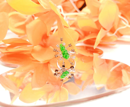 Jadeite Diamond Ring-WFO00001399