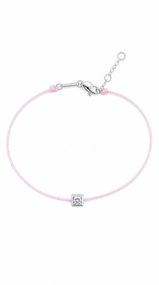 Lucke Rope Diamond Bracelet-WK4108@