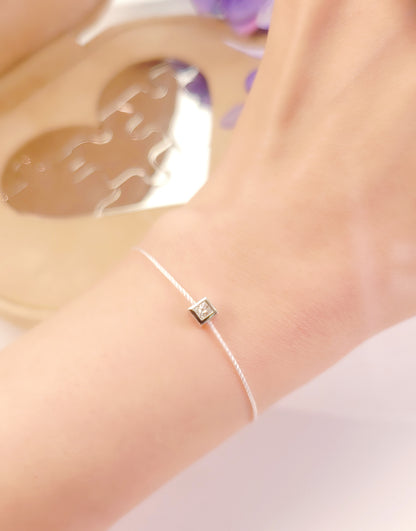 Lucke Rope Diamond Bracelet-WK4108@