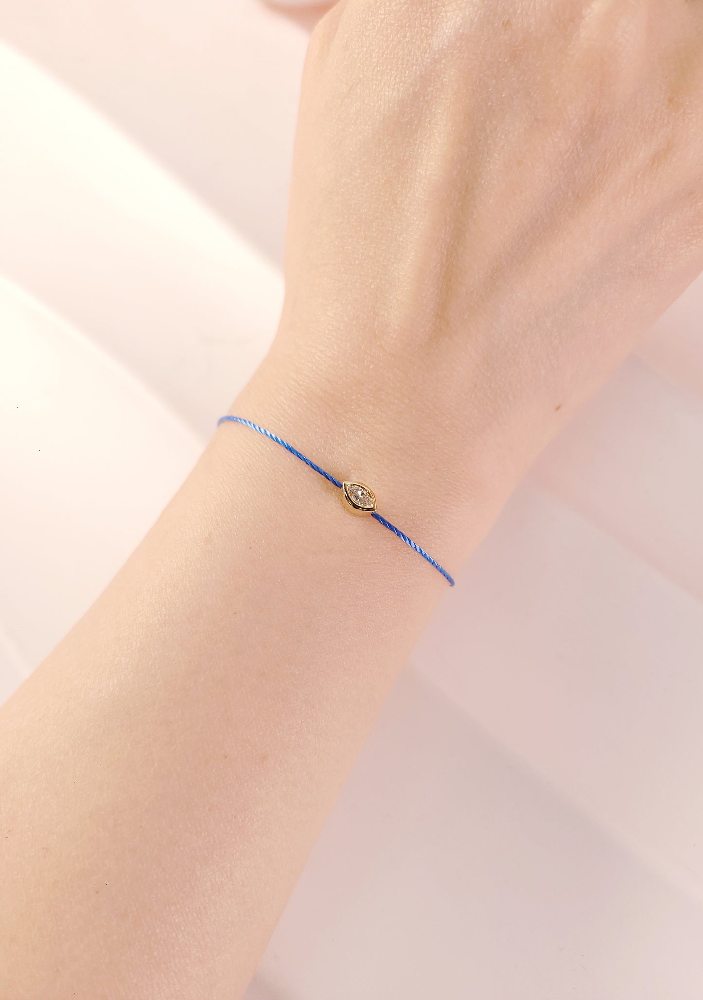 Lucke Rope Marquise Diamond Bracelet-WK4100@