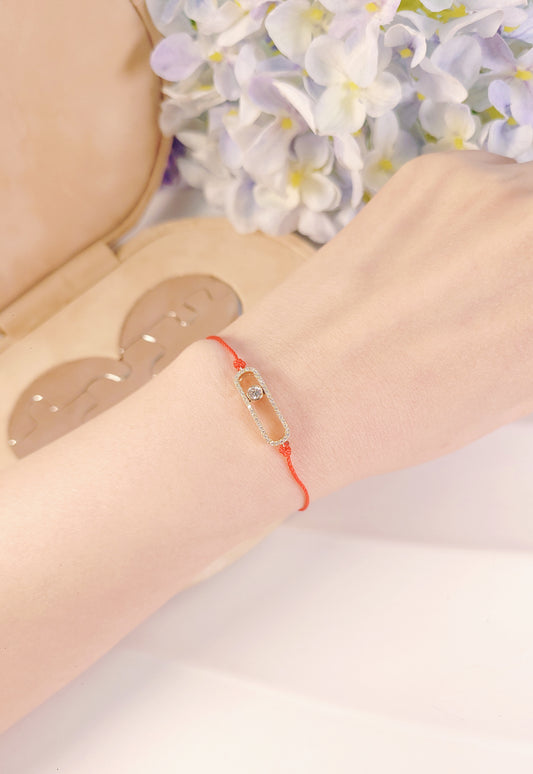 Lucke Rope Scroll Diamond Bracelet-WK4124@