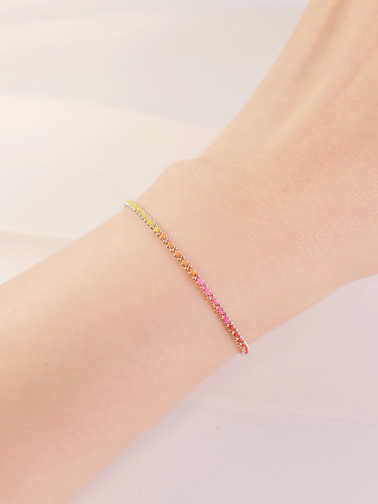 Rainbow Rope Bracelet-XH10@