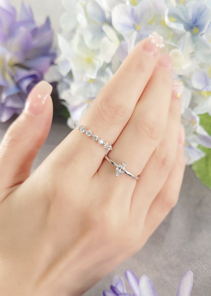 GIA 0.32CT Marquise Diamond Ring-WK4171