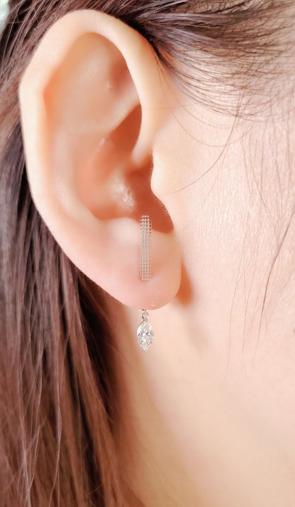 Dangle Diamond Earring Backing-WK4206MD