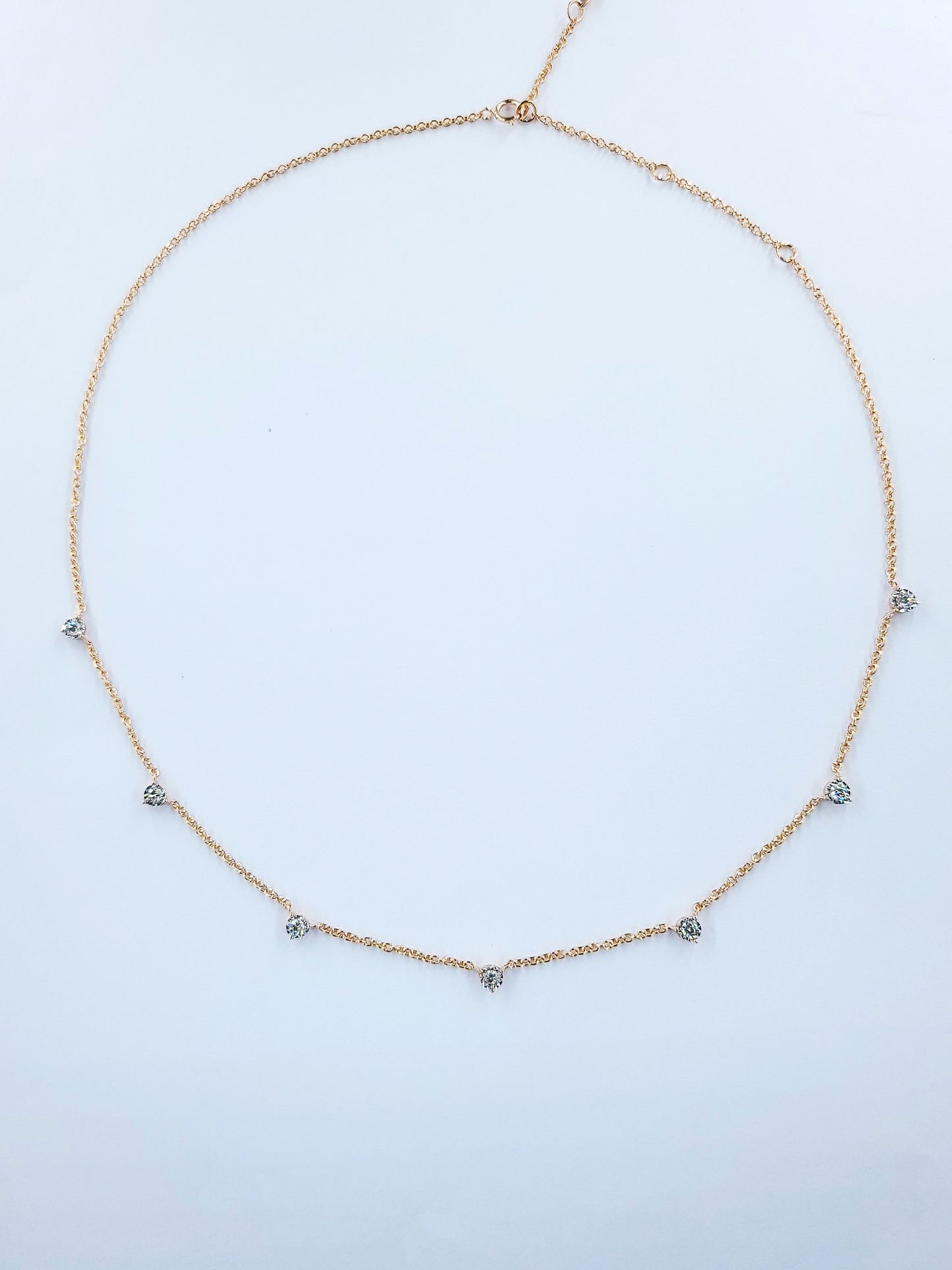 Gypsophila  Diamond Necklace-WK3971