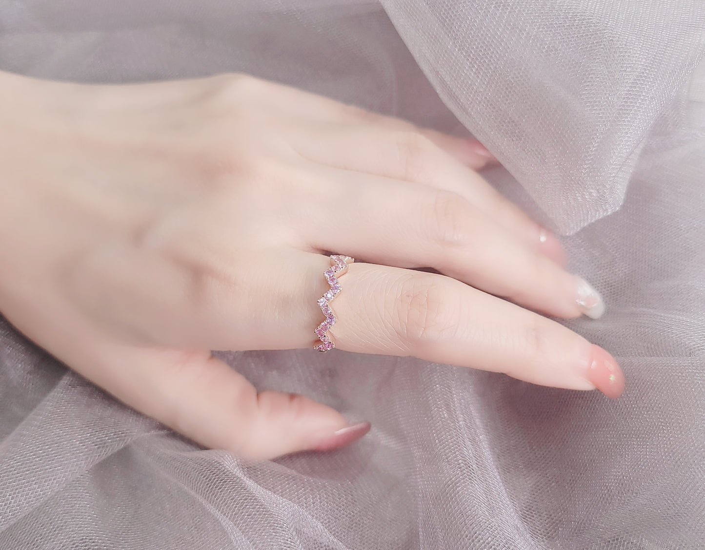 Purple Sapphire Ring-WK3987