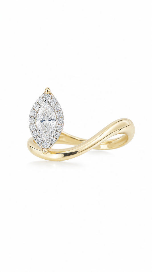 Marquise Diamond Ring-WK4233