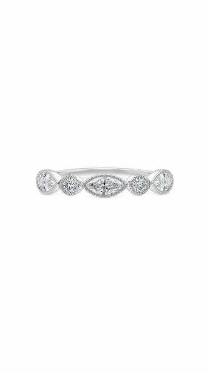 Marquise Diamond Ring-ZFO00025677@