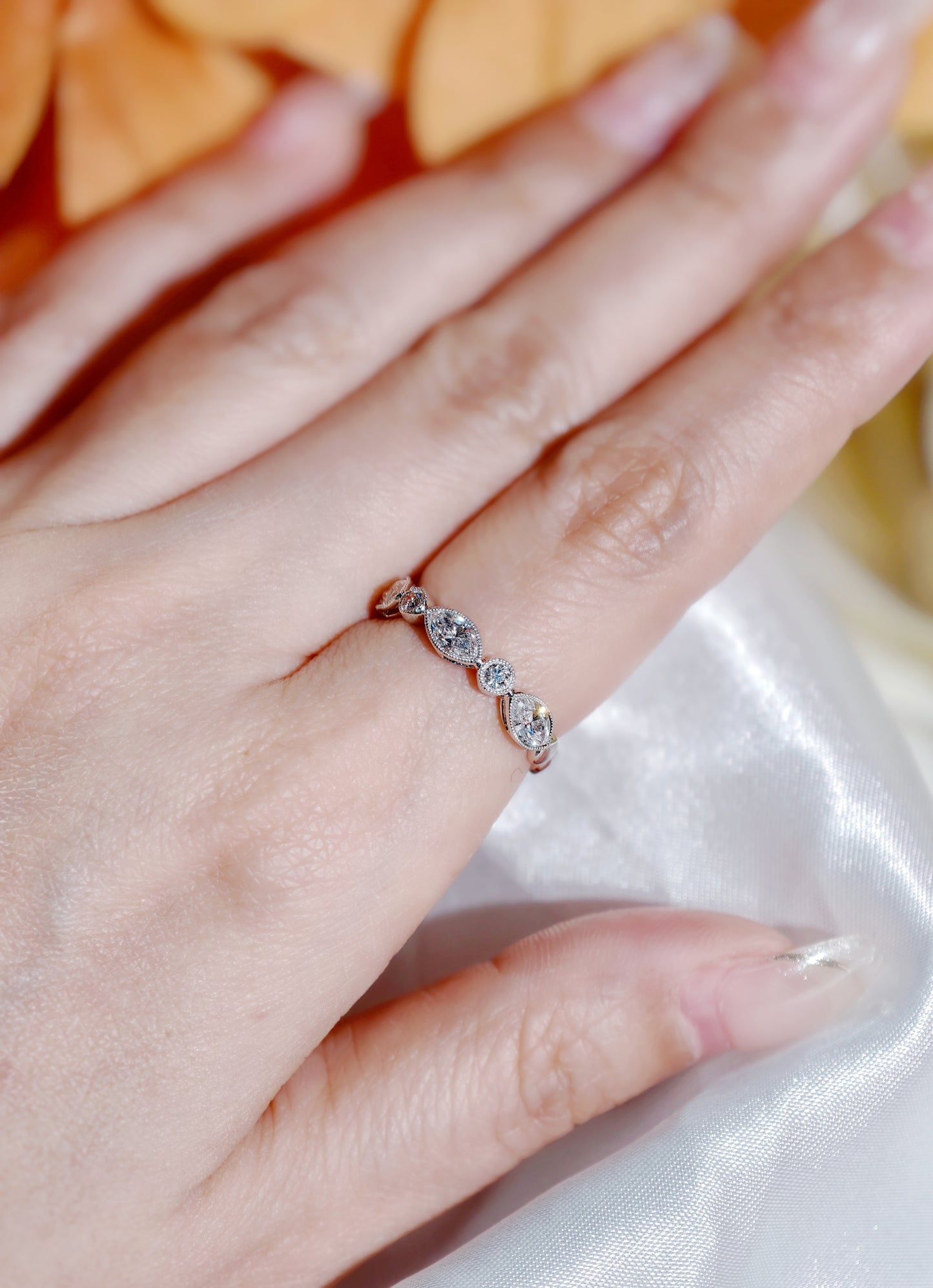 Marquise Diamond Ring-ZFO00025677@