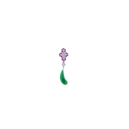 Pink Sapphire Fei Cui Diamond Pendant-WEO00002550