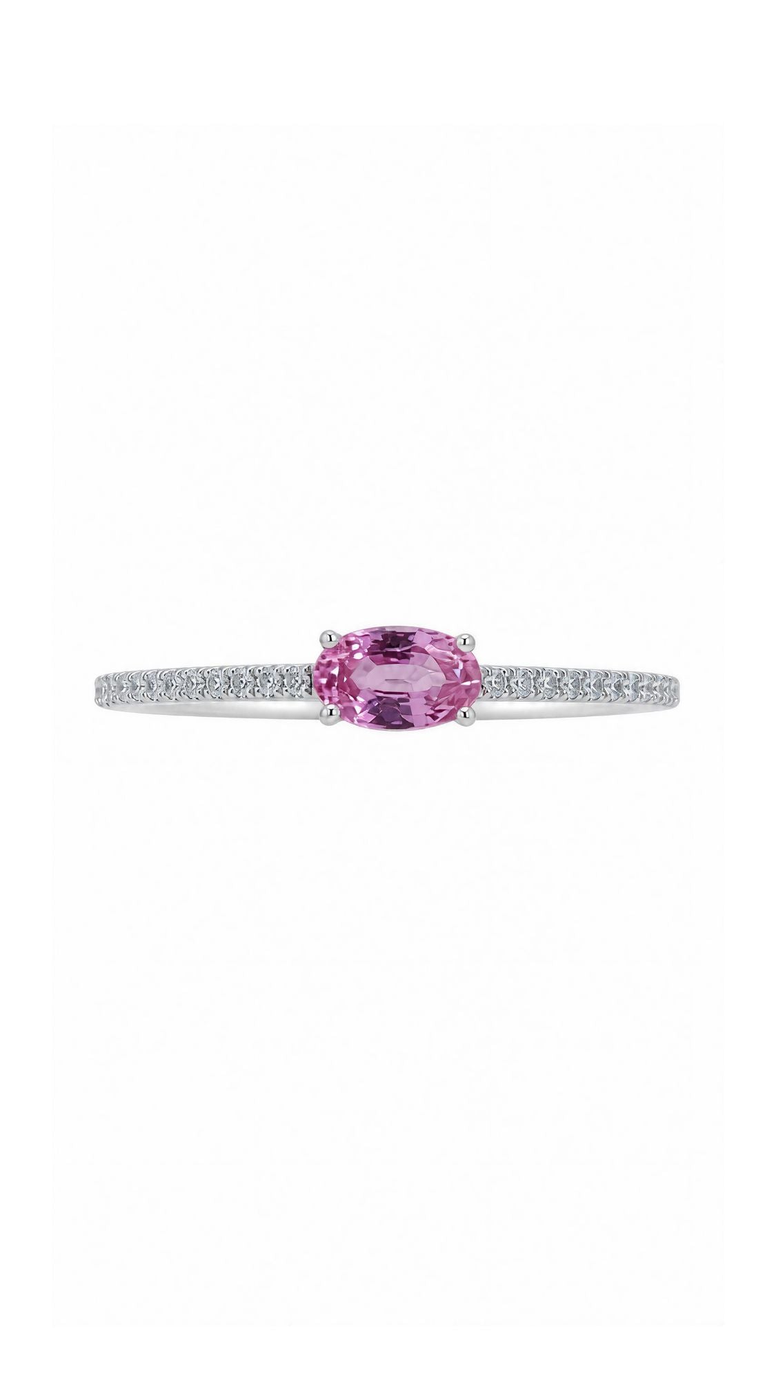 Pink Sapphire and Diamond Ring-WK4275OI@