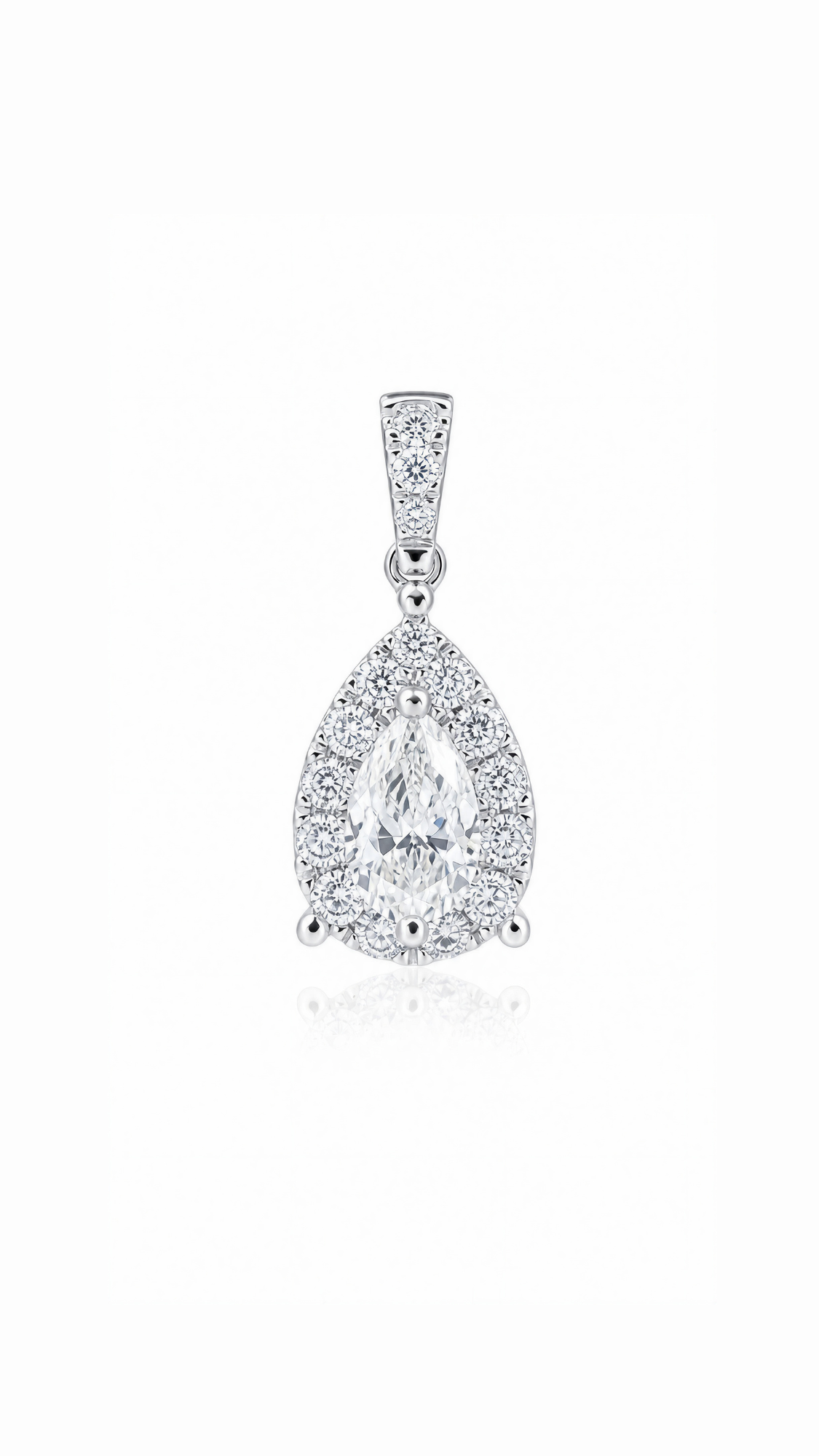 Raindrop Diamond Pendant-WK4192