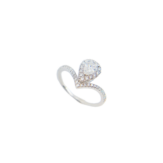 Raindrop Diamond Ring-WK4036