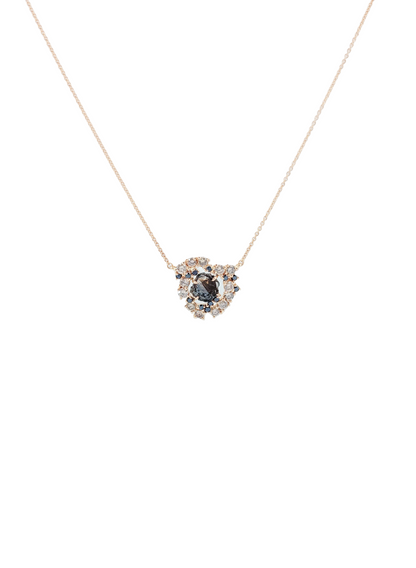 Raw Noir Diamond Necklace-WK3231