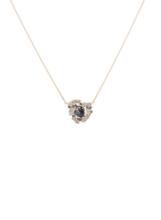 Raw Noir Diamond Necklace-WK3231