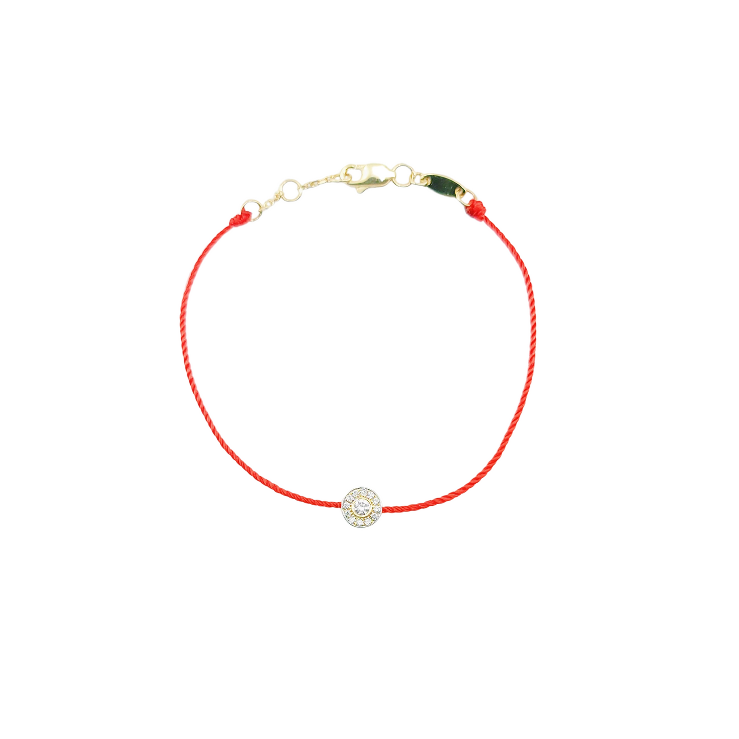 Red String Diamond Bracelet-WK4071