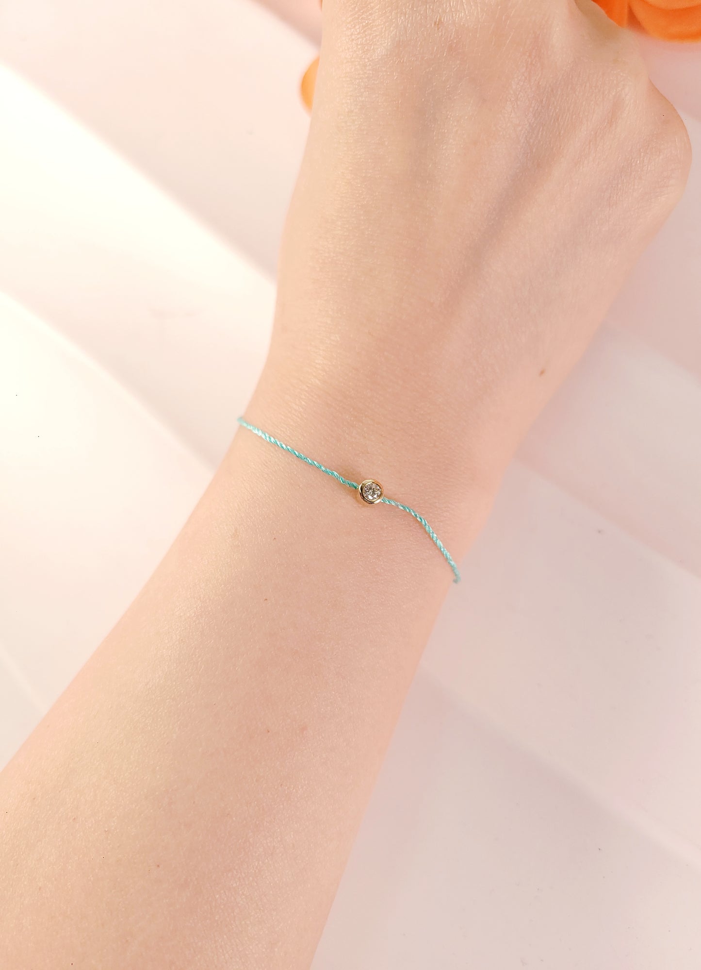 Lucke Rope Diamond Bracelet-WK4099@