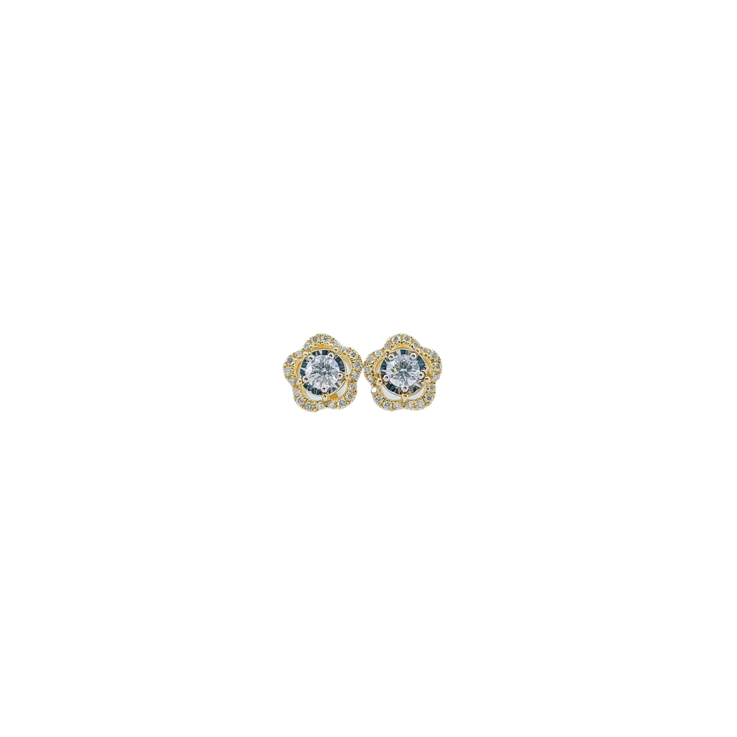 Rose Diamond Earrings-WK3689D