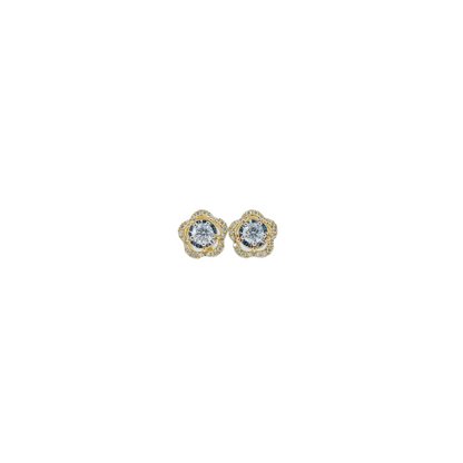 Rose Diamond Earrings-WK3689D